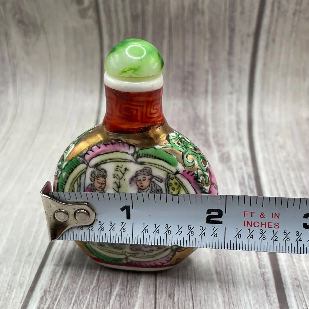Vintage Chinese Painted Snuff Bottle - Picture 12 of 12